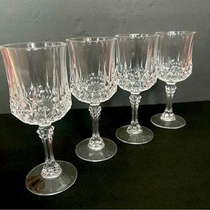 Set of 4 Crystal Wine Glasses 6,5” d’Argues